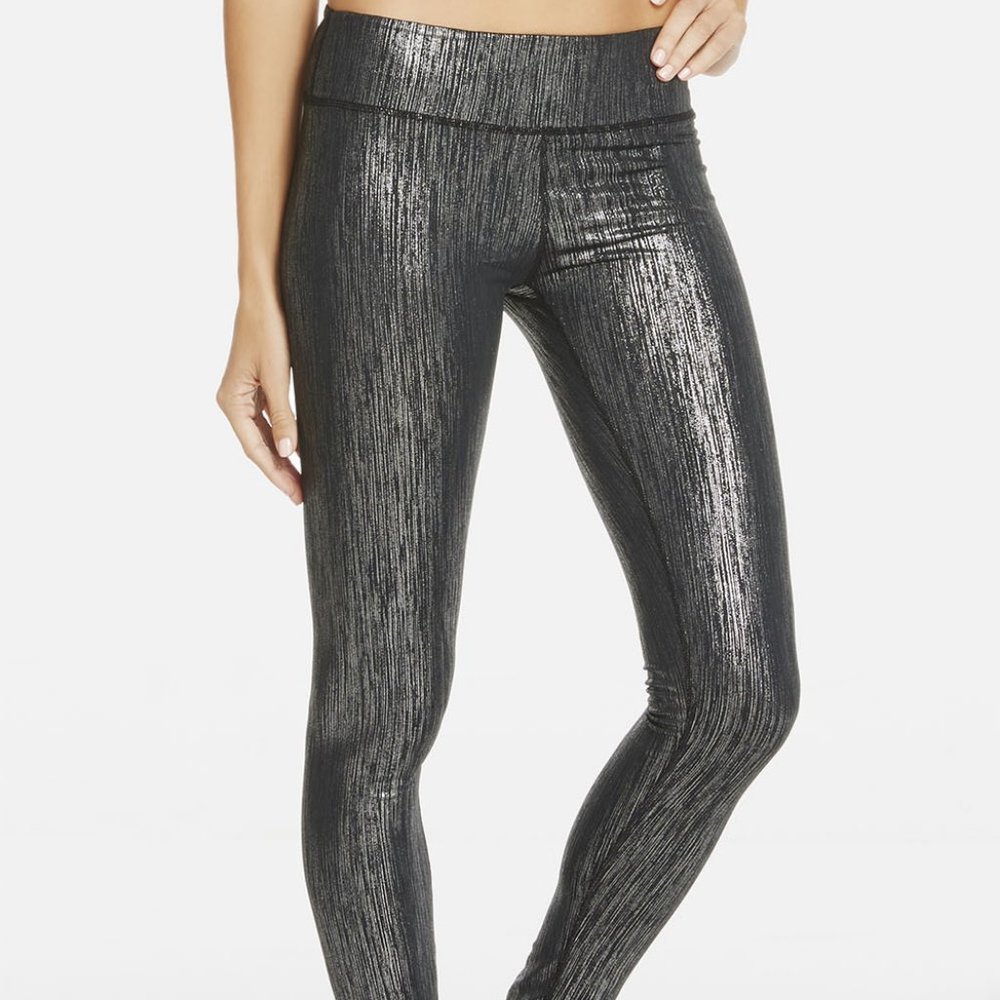 Mid-rise Printed Powerhold Legging-Shimmery
